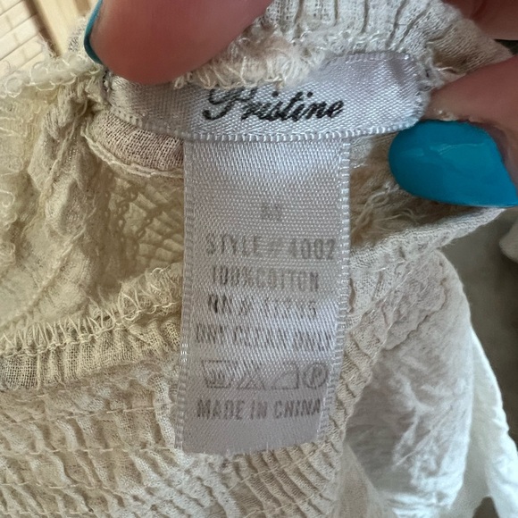 Chic Cream Ruffled Mini Dress - Picture 4 of 4